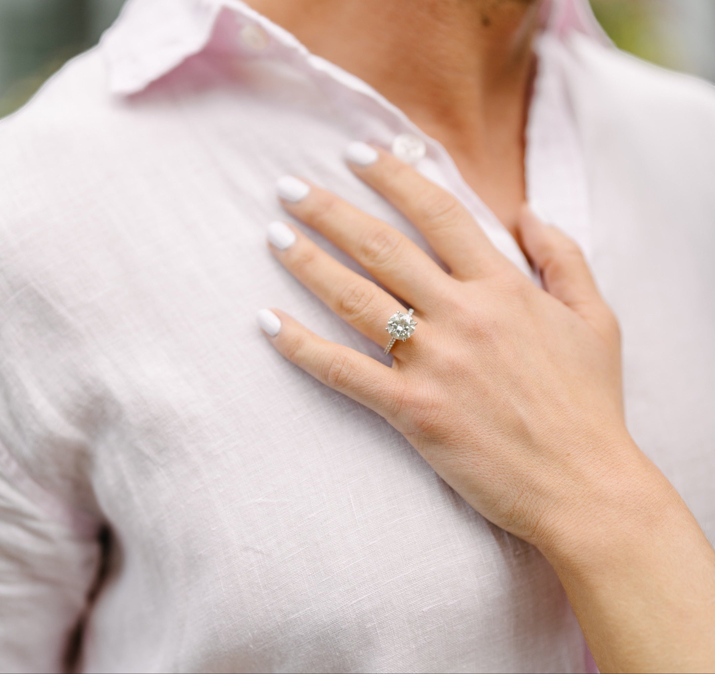 Classic Round Brilliant Diamond Engagement Ring-Bijoux Village Fine Jewellers
