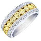 Two-Tone Diamond Eternity Band-Bijoux Village Fine Jewellers