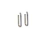 Sleek Diamond Huggie Hoops-10 Karat-Bijoux Village Fine Jewellers