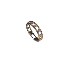 Load image into Gallery viewer, 18 Karat Yellow Gold Band with .20 CTs Natural Diamonds-rings-Bijoux Village Fine Jewellers
