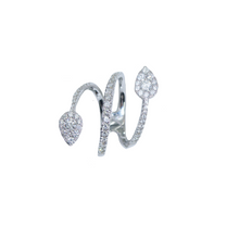 Load image into Gallery viewer, &quot;Snakey&quot; - 3 Row Diamond Band-rings-Bijoux Village Fine Jewellers
