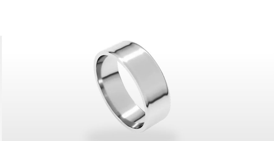 Standard Fit Ultra-Lightweight Flat Band-Bijoux Village Fine Jewellers