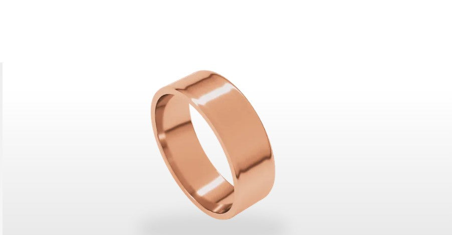 Standard Fit Ultra-Lightweight Flat Band-Bijoux Village Fine Jewellers