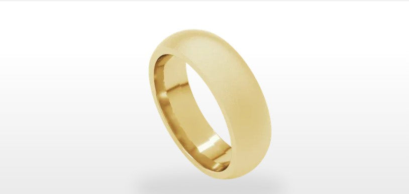 Comfort Fit Standard Weight Half Round Band-Bijoux Village Fine Jewellers