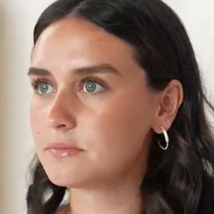 14K Yellow Gold Diamond Beaded Hoop Earrings-Bijoux Village Fine Jewellers