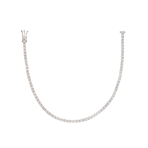 Tennis Bracelet – 2.9 Carats-White Gold-Bijoux Village Fine Jewellers