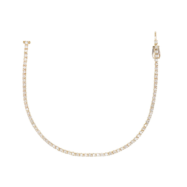 Tennis Bracelet – 2.9 Carats-White Gold-Bijoux Village Fine Jewellers