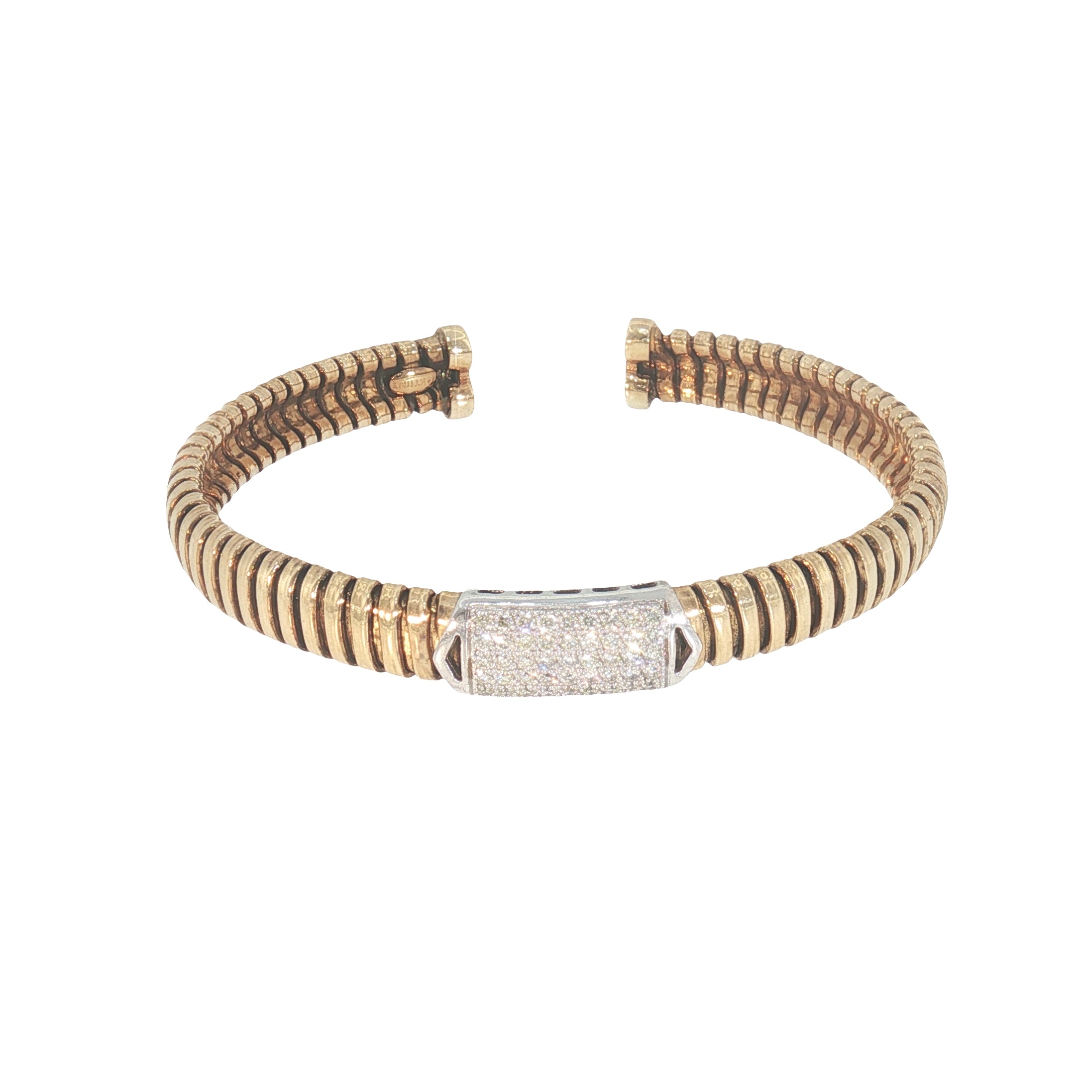 Diamond Bar Flex Bangle Bracelet-Bijoux Village Fine Jewellers