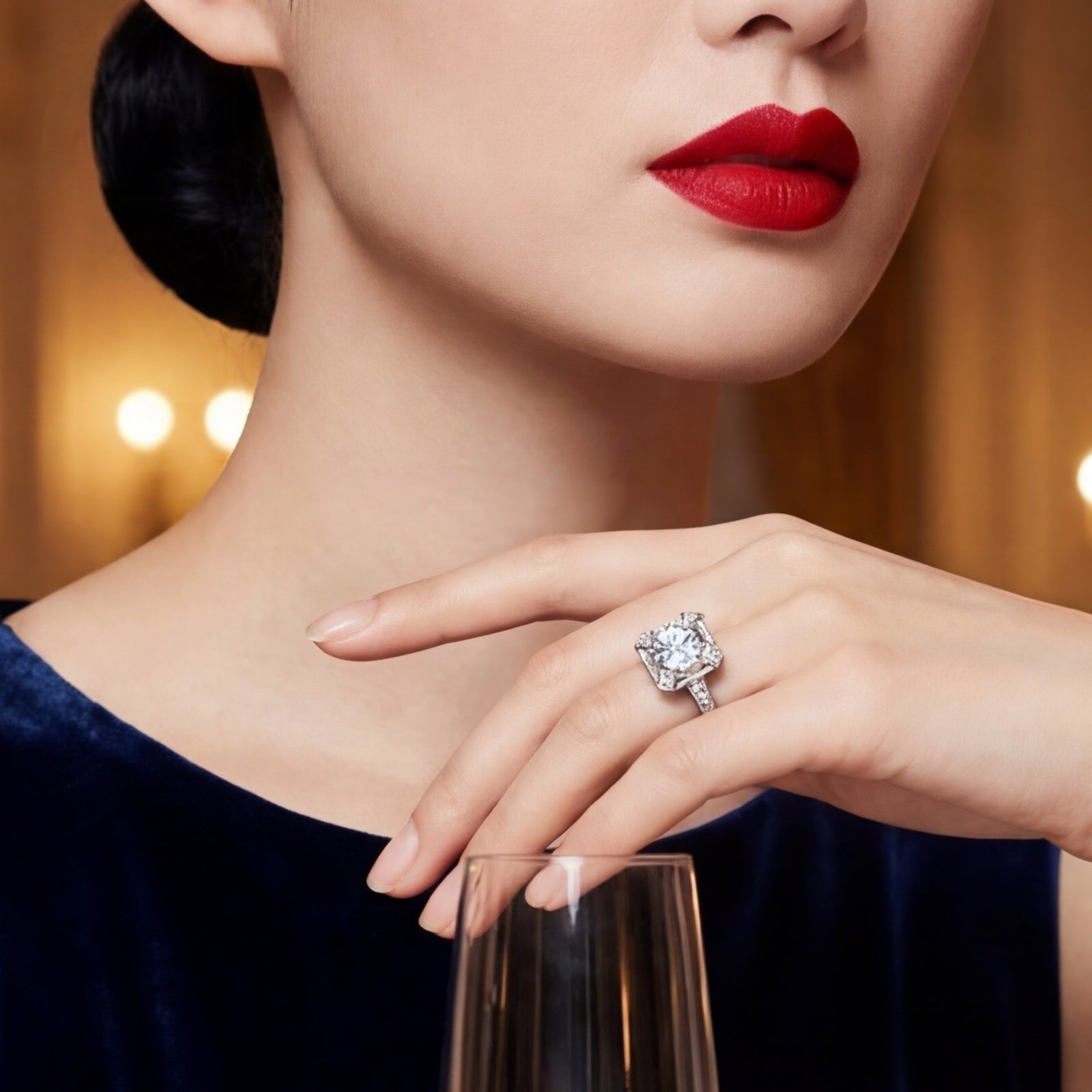 Antique European Cut Diamond Ring-Bijoux Village Fine Jewellers