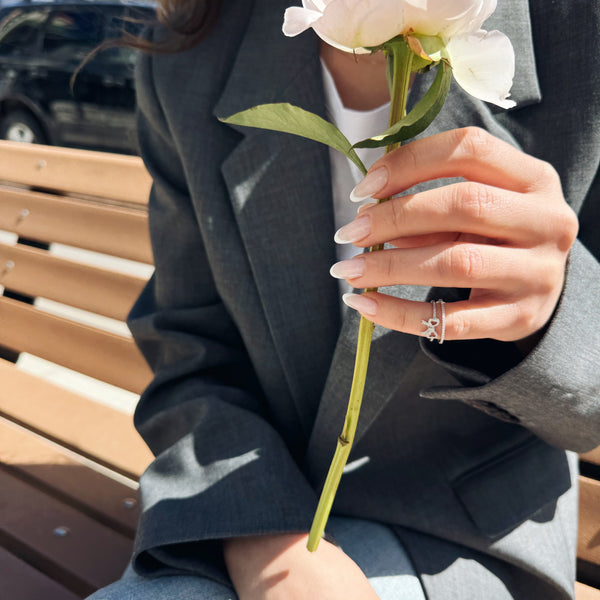 Diamond Bow Ring-Bijoux Village Fine Jewellers