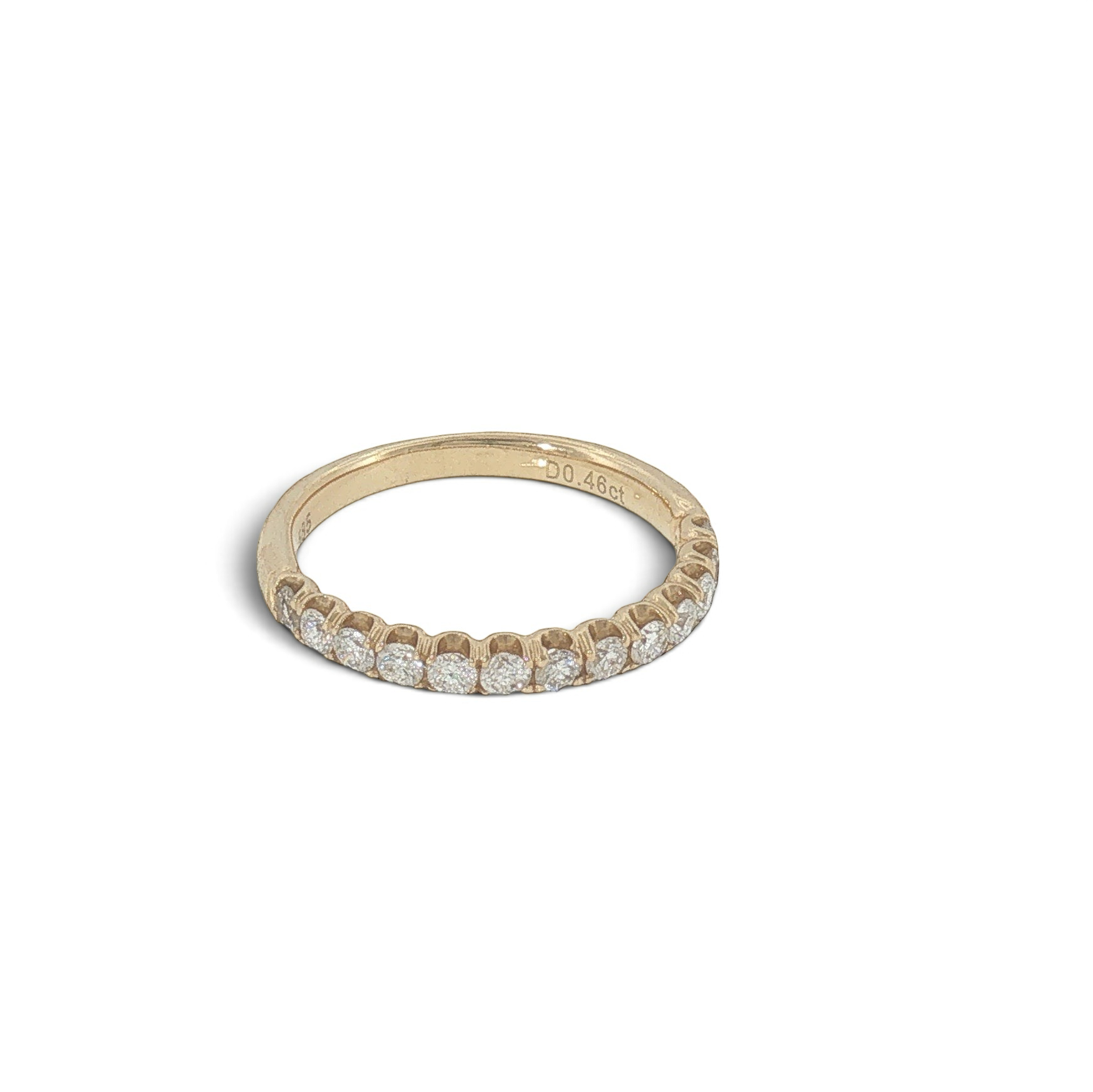 14K Yellow Gold Natural Diamond Band-Bijoux Village Fine Jewellers