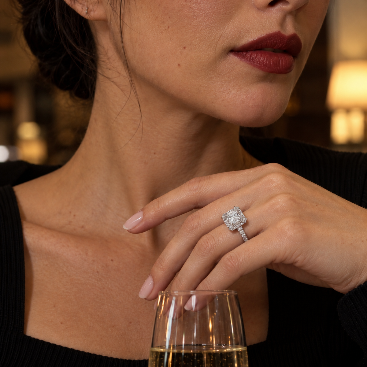 Antique European Cut Diamond Ring-Bijoux Village Fine Jewellers