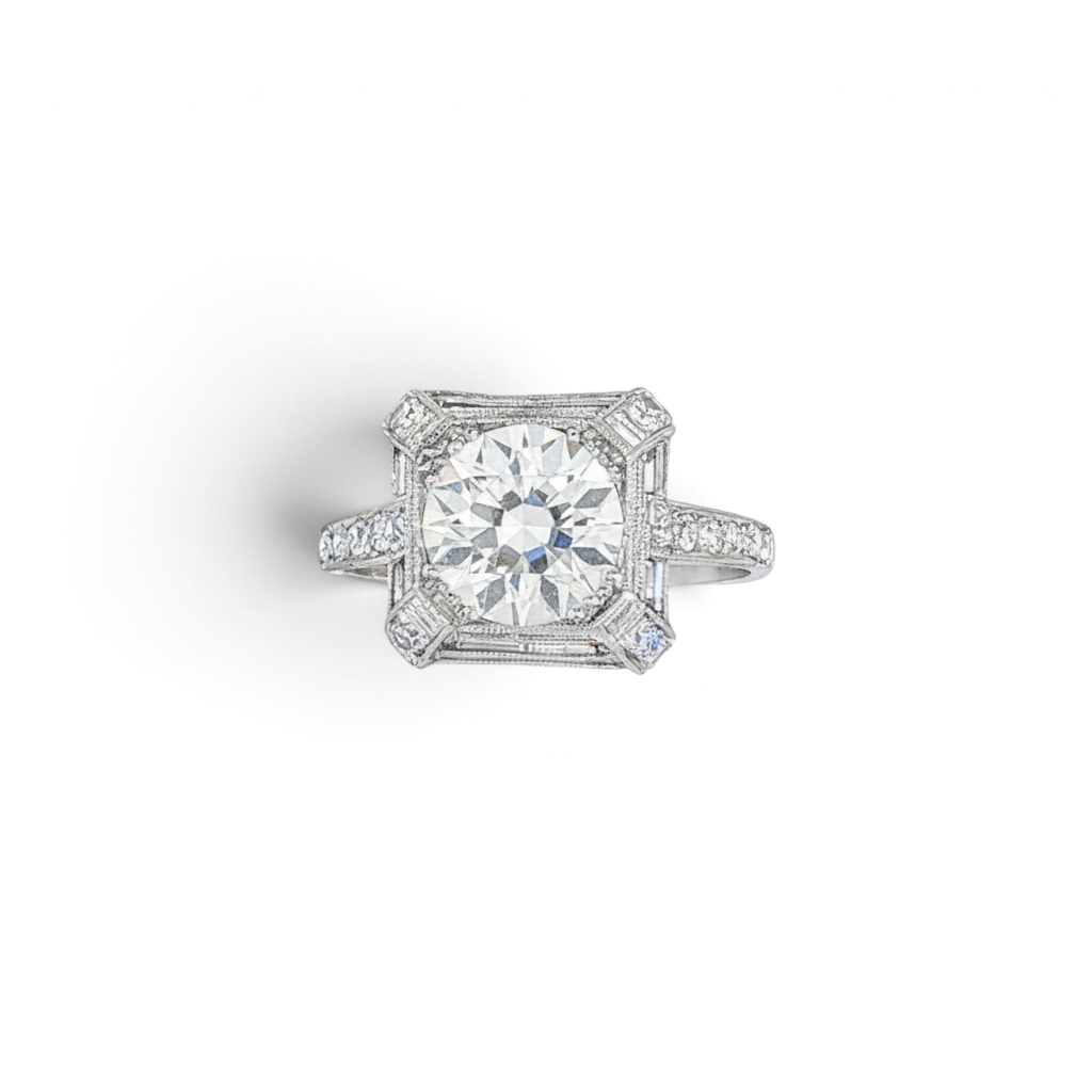 Antique European Cut Diamond Ring-Bijoux Village Fine Jewellers
