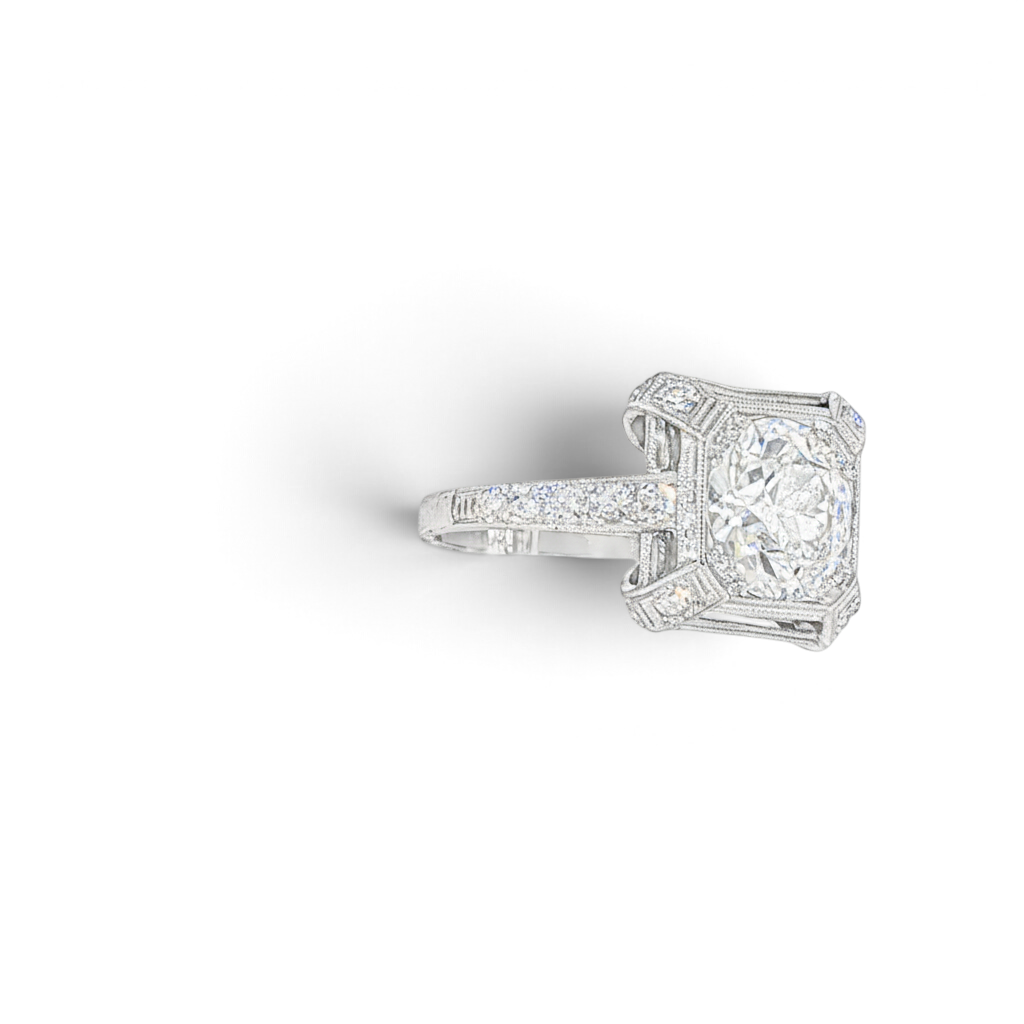 Antique European Cut Diamond Ring-Bijoux Village Fine Jewellers