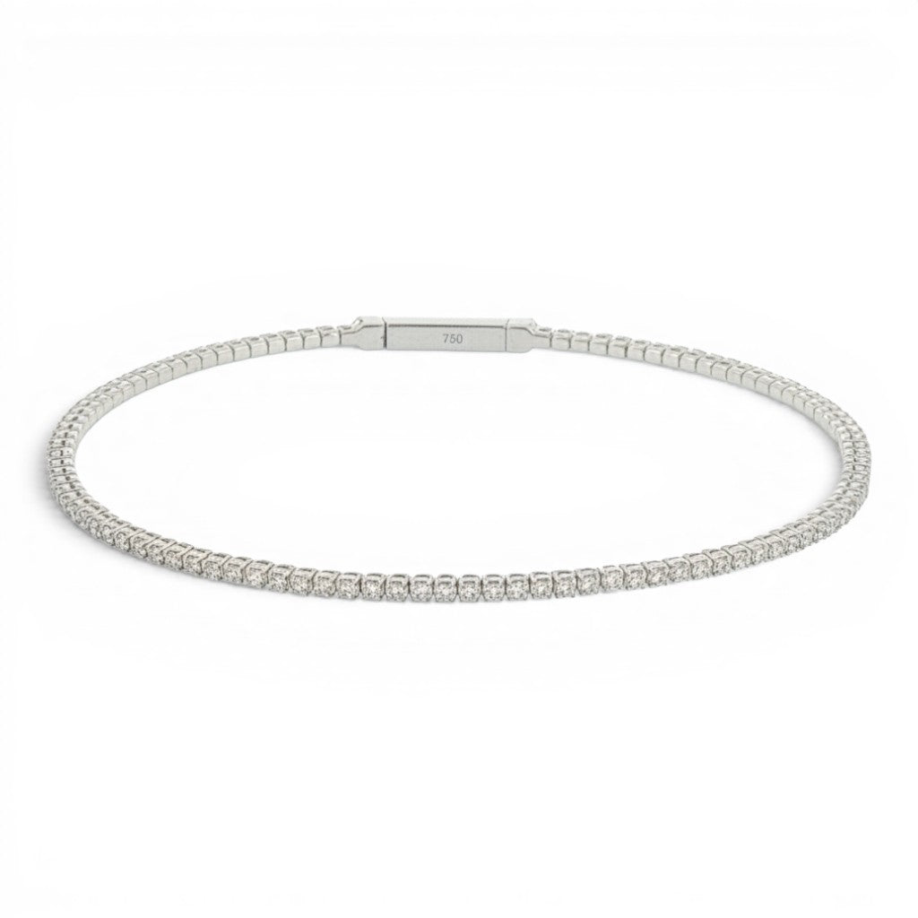 Flexible Diamond Bangle-Bijoux Village Fine Jewellers