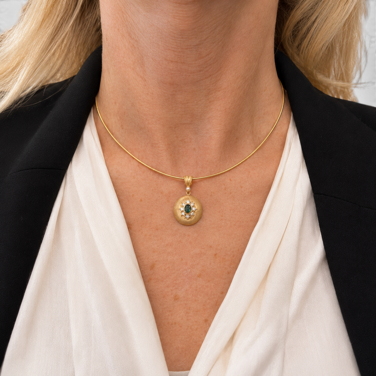 14K Yellow Gold Cord Necklace-Bijoux Village Fine Jewellers