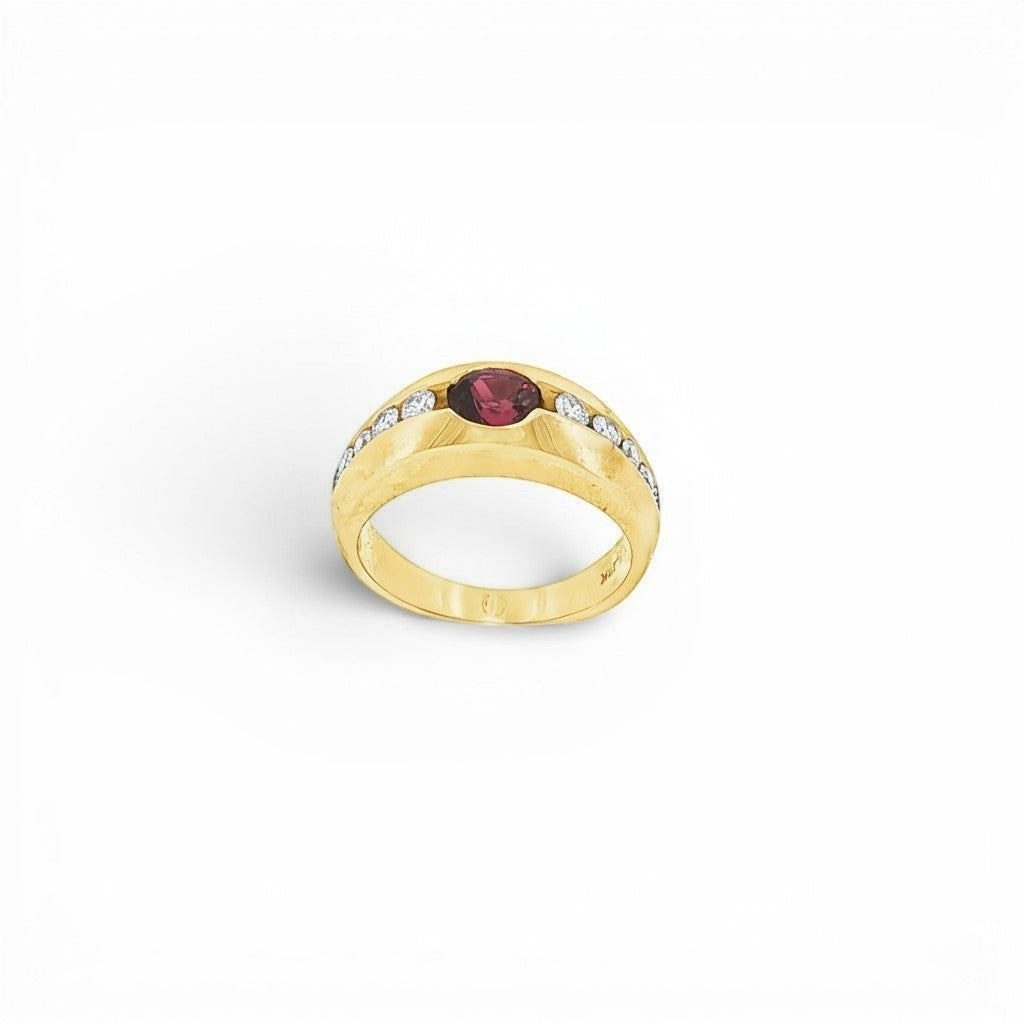 Estate Ruby & Diamond Ring-Bijoux Village Fine Jewellers
