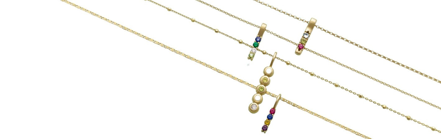 Family Birthstone Necklace-Bijoux Village Fine Jewellers