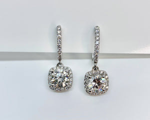 "Aurora"- Diamond Drop Earrings-earring-Bijoux Village Fine Jewellers