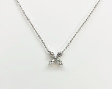 Load image into Gallery viewer, &quot;Ava&quot; - Diamond Floral Necklace-Necklace-Bijoux Village Fine Jewellers
