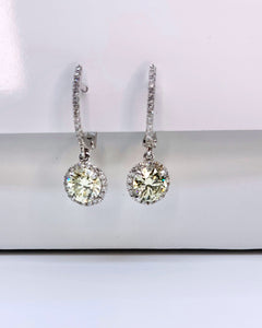 "Billie" - Diamond Drop Earrings-earring-Bijoux Village Fine Jewellers