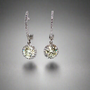 "Billie" - Diamond Drop Earrings-earring-Bijoux Village Fine Jewellers