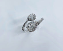 Load image into Gallery viewer, &quot;Ella&quot; - 2 Pears Diamond Band-rings-Bijoux Village Fine Jewellers

