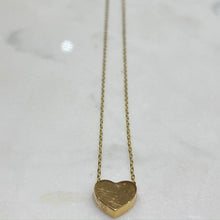 Load image into Gallery viewer, 14 Karat Yellow Gold Heart Pendant Necklace-necklace-Bijoux Village Fine Jewellers
