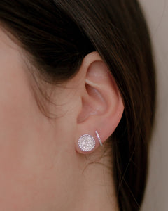 "Novah" - Diamond Hoop Earrings-earring-Bijoux Village Fine Jewellers