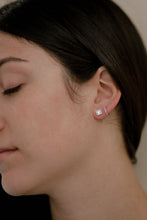Load image into Gallery viewer, &quot;Novah&quot; - Diamond Hoop Earrings-earring-Bijoux Village Fine Jewellers

