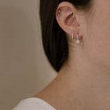 White Gold Diamond Drop Earrings-Diamond-Bijoux Village Fine Jewellers