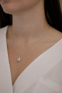 "Nora" - Solitaire Diamond Necklace-Necklace-Bijoux Village Fine Jewellers