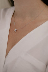 "Ava" - Diamond Floral Necklace-Necklace-Bijoux Village Fine Jewellers