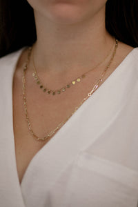 "Penelope" - Paper Clip Necklace-Necklace-Bijoux Village Fine Jewellers