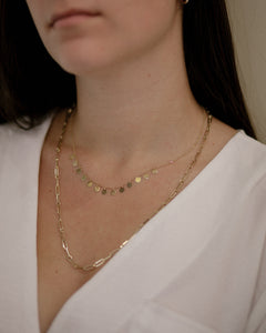 "Penelope" - Paper Clip Necklace-Necklace-Bijoux Village Fine Jewellers