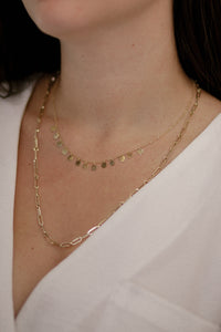 "Penelope" - Paper Clip Necklace-Necklace-Bijoux Village Fine Jewellers