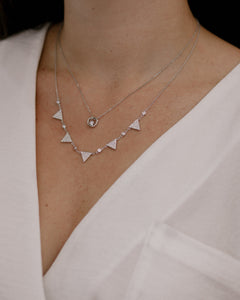 "Palmer" - Floating Diamond Necklace-Necklace-Bijoux Village Fine Jewellers