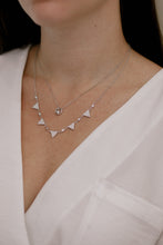 Load image into Gallery viewer, &quot;Alessia&quot; - Geometric Triangle Diamond Necklace-Necklace-Bijoux Village Fine Jewellers
