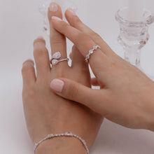 Load image into Gallery viewer, &quot;Ella&quot; - 2 Pears Diamond Band-rings-Bijoux Village Fine Jewellers
