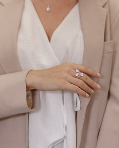 "Remy" - 3 Pears Diamond Ring-rings-Bijoux Village Fine Jewellers