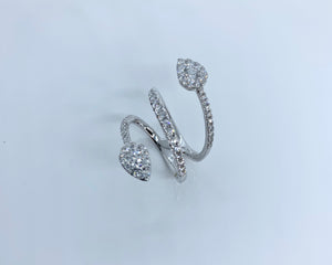 "Snakey" - 3 Row Diamond Band-rings-Bijoux Village Fine Jewellers