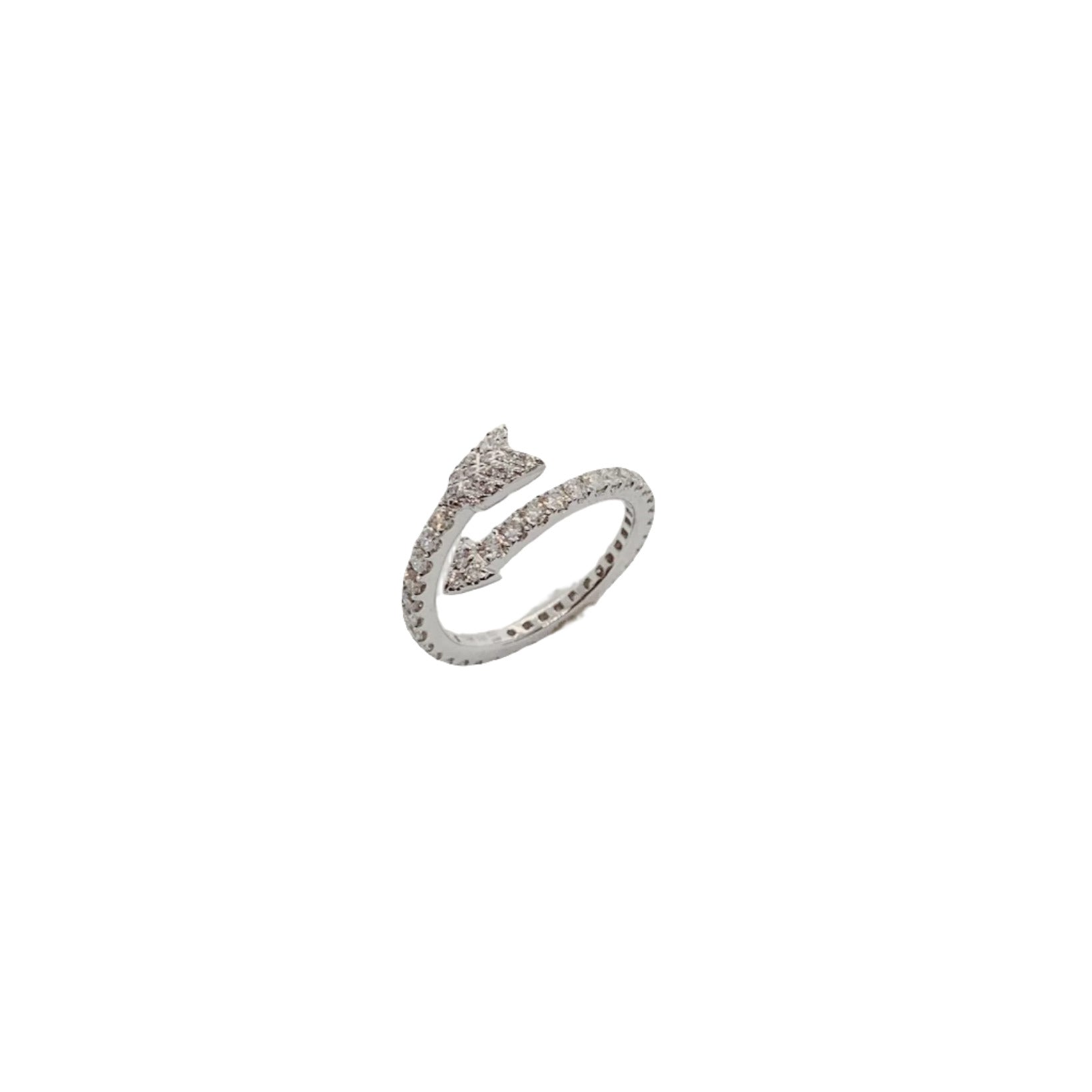 Gold Diamond Wrap Arrow Ring-Bijoux Village Fine Jewellers